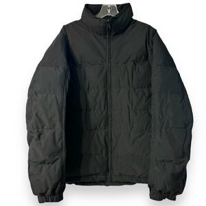 SPLITRAIL XTREME OUTDOORS Black Down Filled Puffer Quilted Winter Jacket Y2K